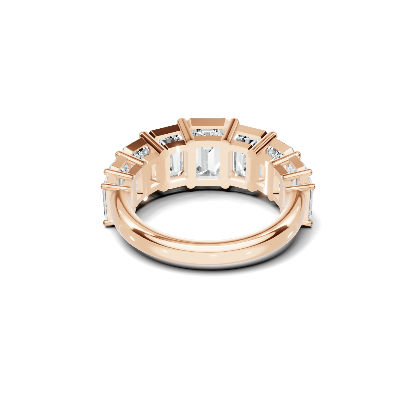 Nine Stone Anniversary Ring