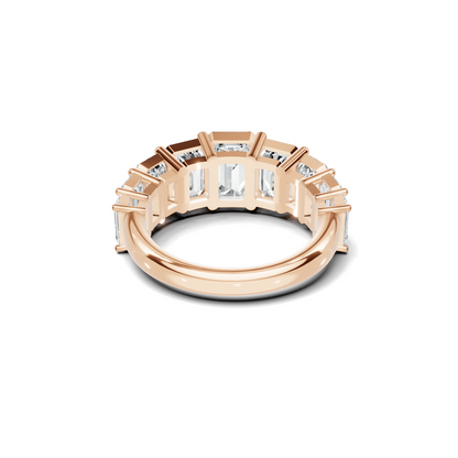 Nine Stone Anniversary Ring