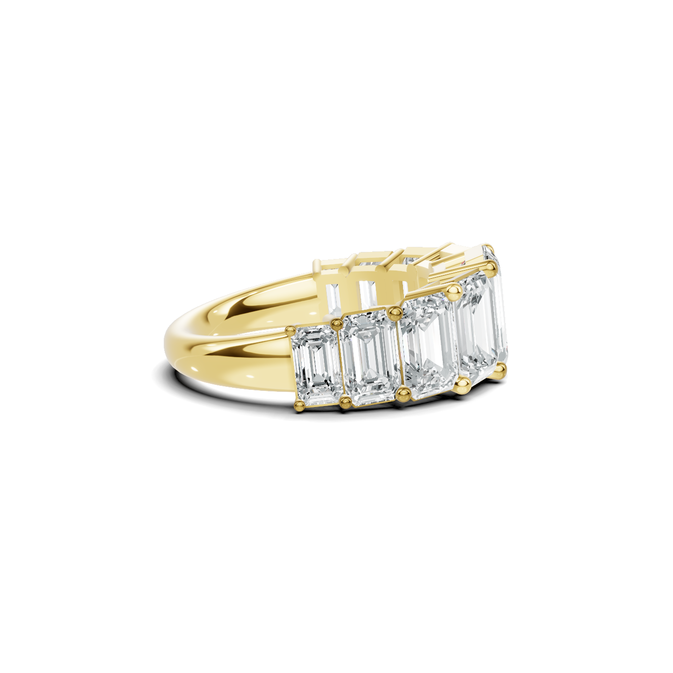 Nine Stone Anniversary Ring