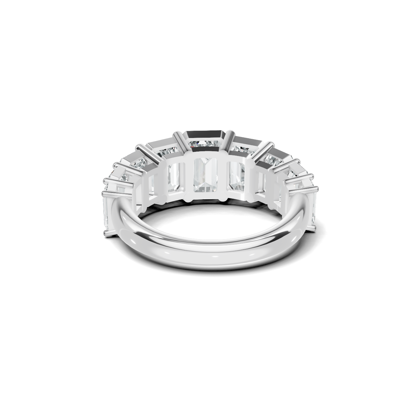 Nine Stone Anniversary Ring