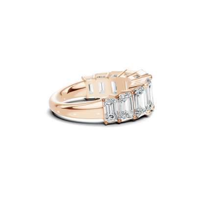 Nine Stone Anniversary Ring