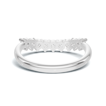 Nine Stone Prong Ring