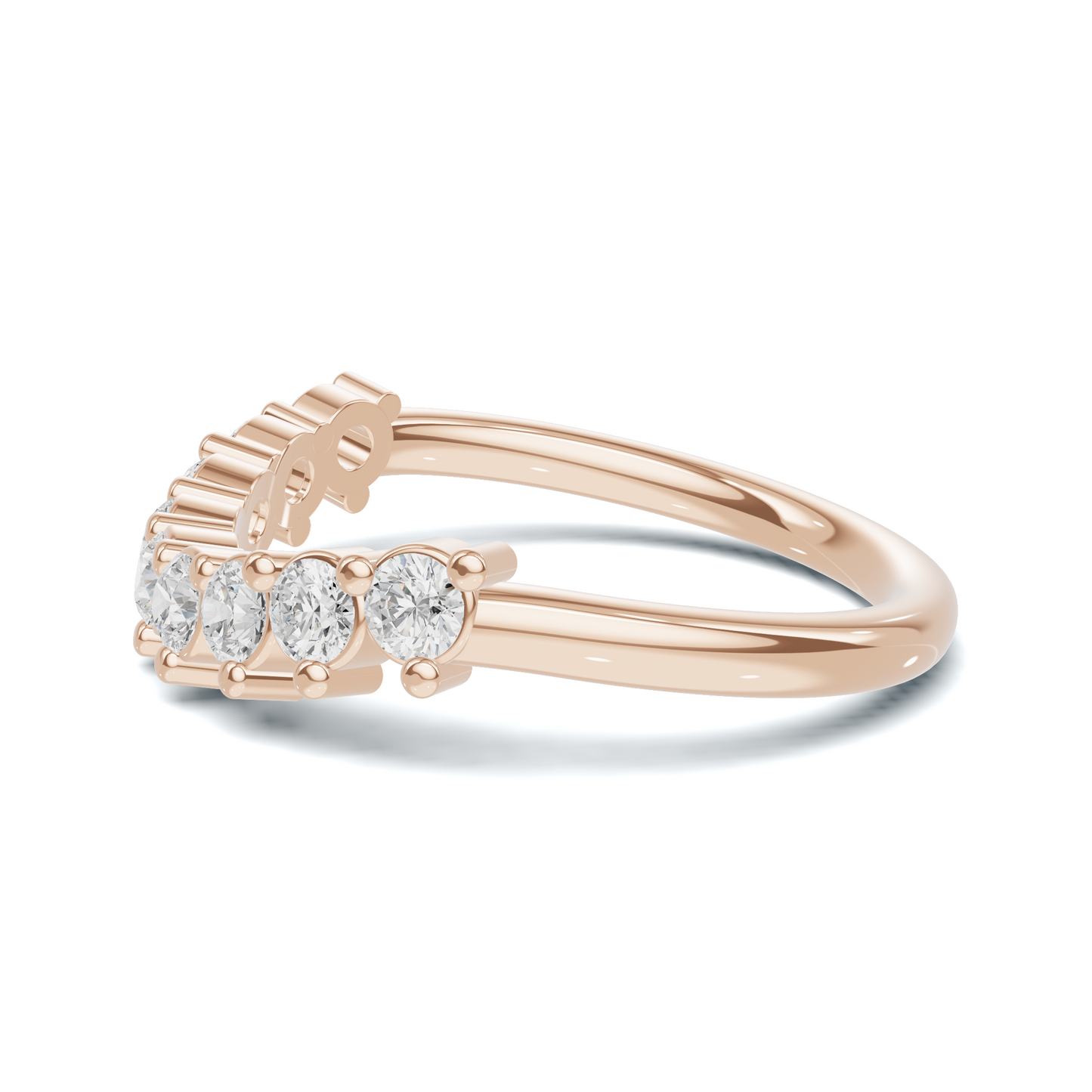 Nine Stone Prong Ring
