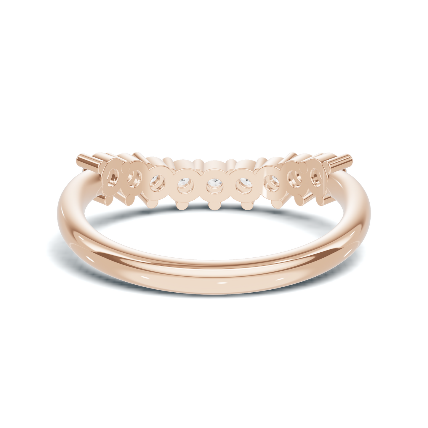 Nine Stone Prong Ring