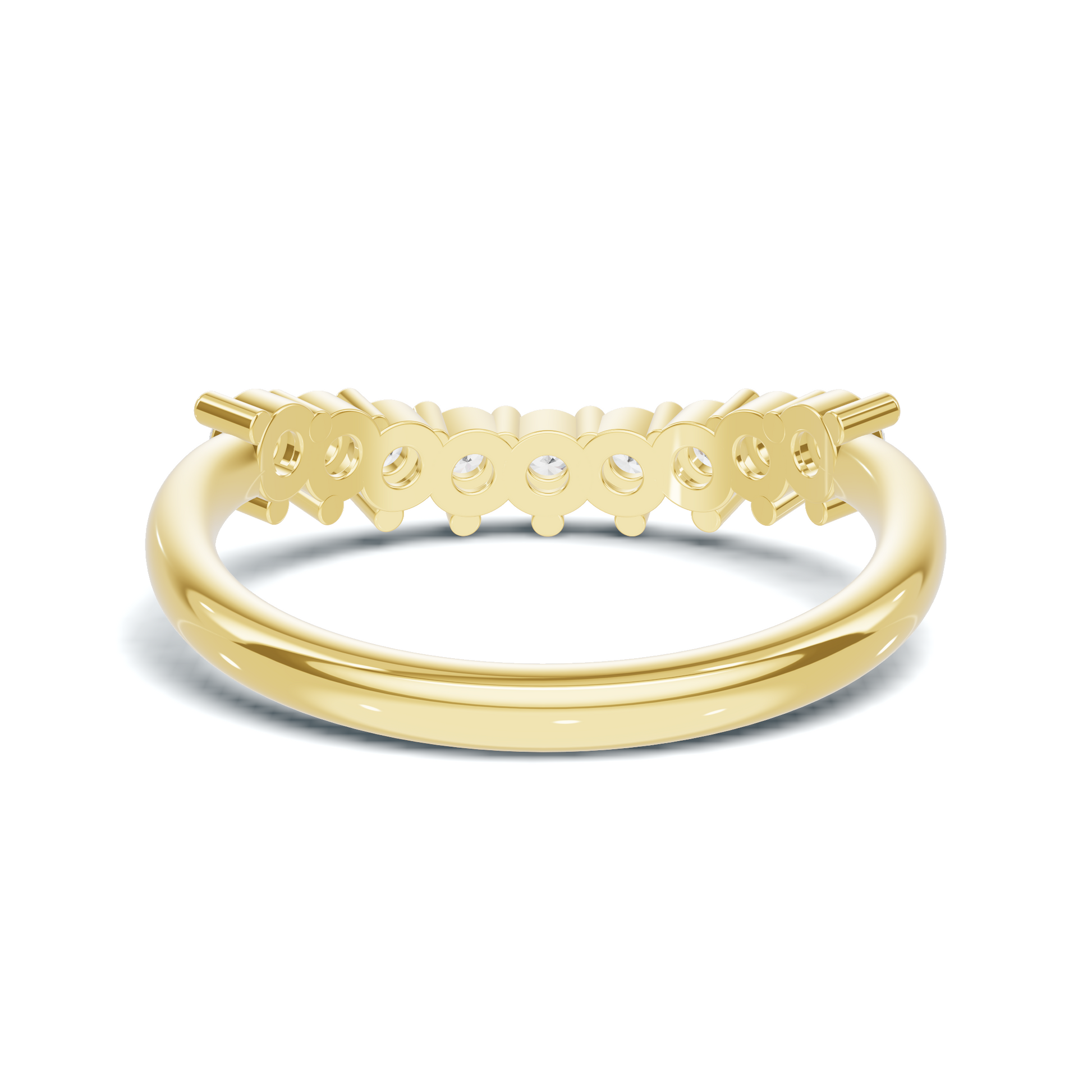 Nine Stone Prong Ring
