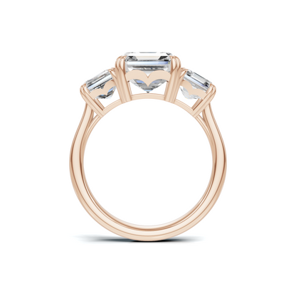 Opulent Three Stone Ring