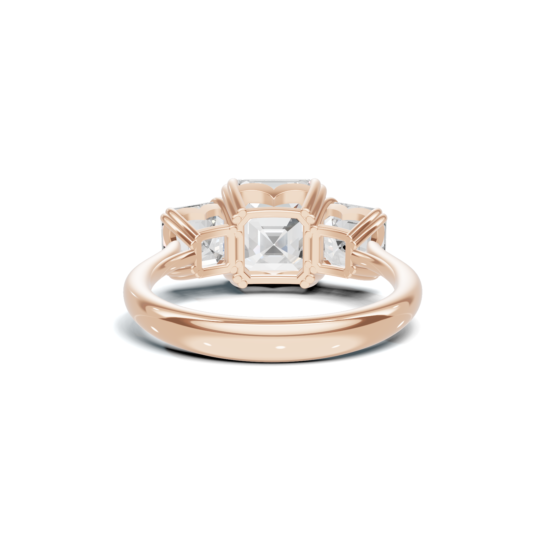 Opulent Three Stone Ring