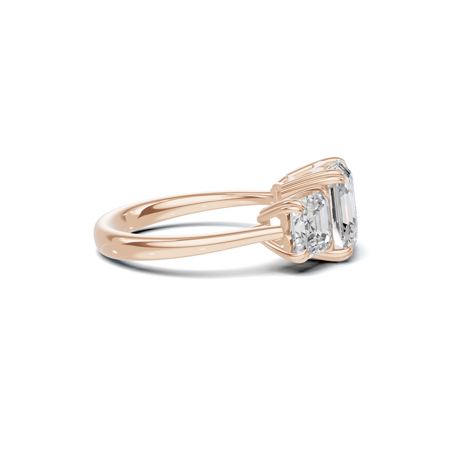 Opulent Three Stone Ring