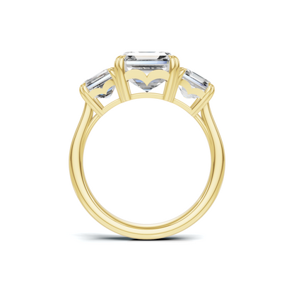 Opulent Three Stone Ring