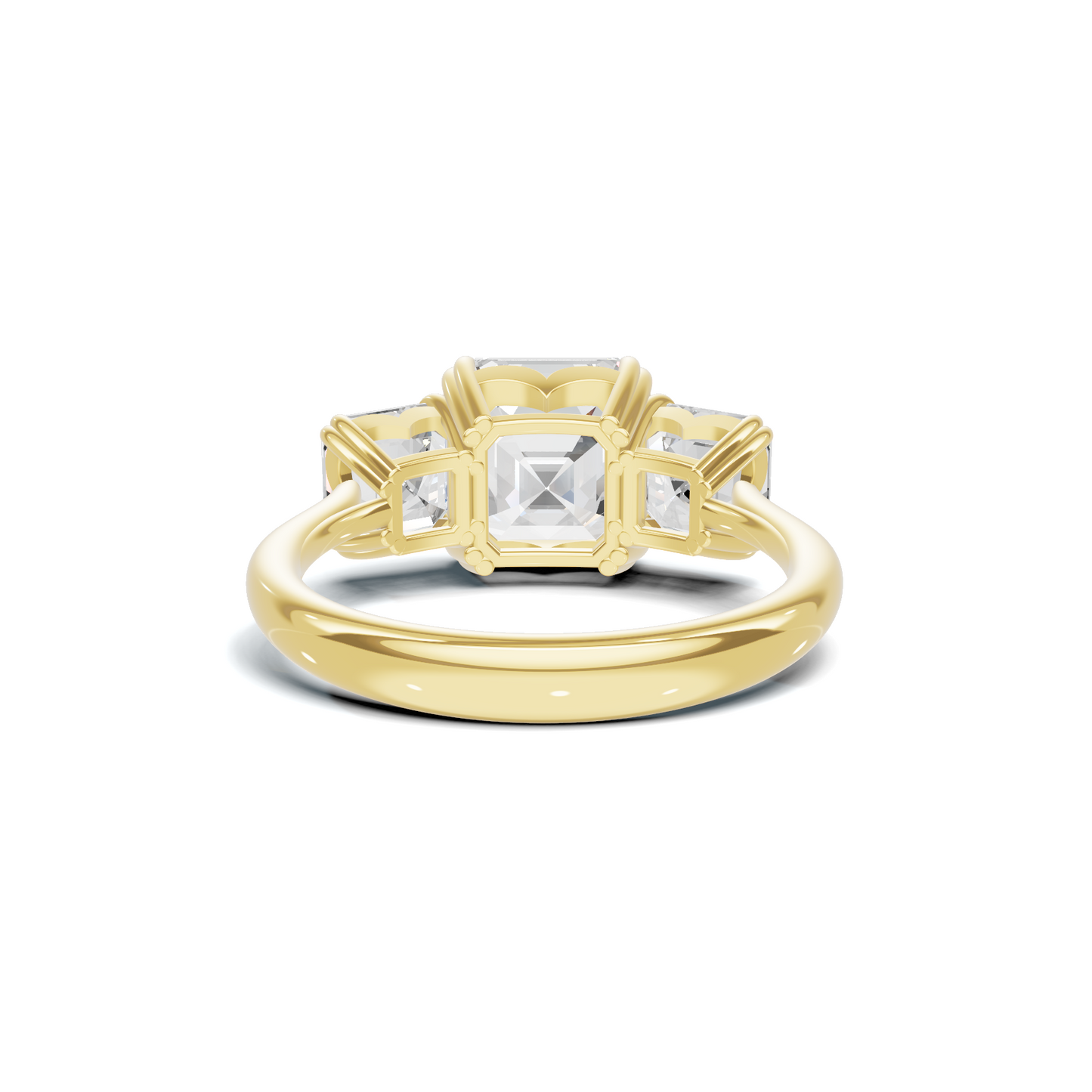 Opulent Three Stone Ring