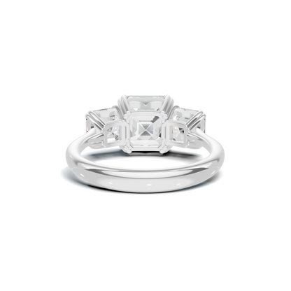 Opulent Three Stone Ring