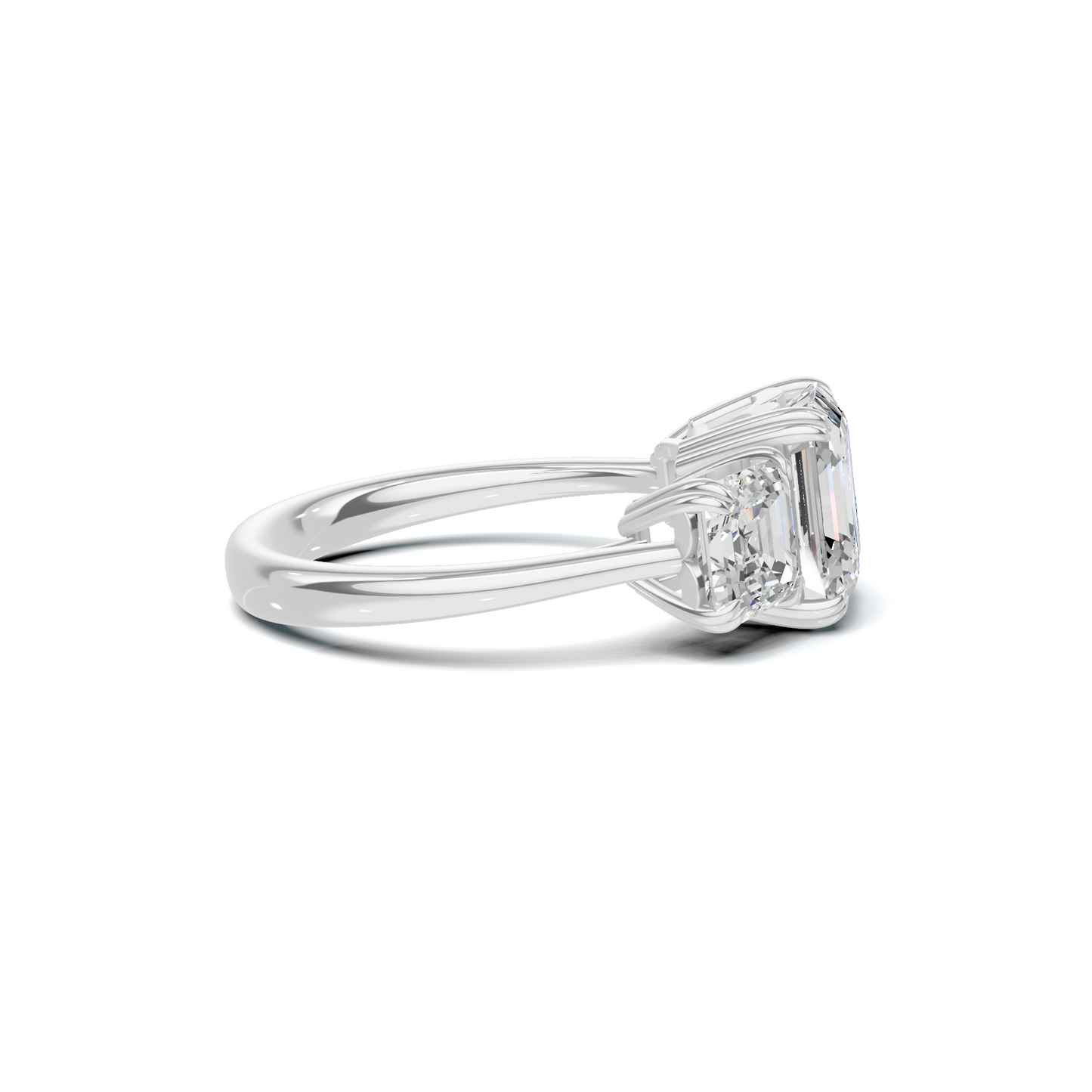 Opulent Three Stone Ring