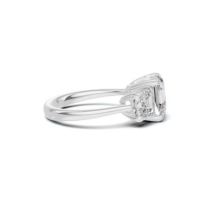 Opulent Three Stone Ring