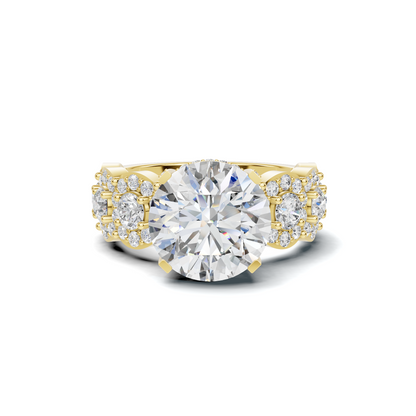 Ornate Pave Statement Ring