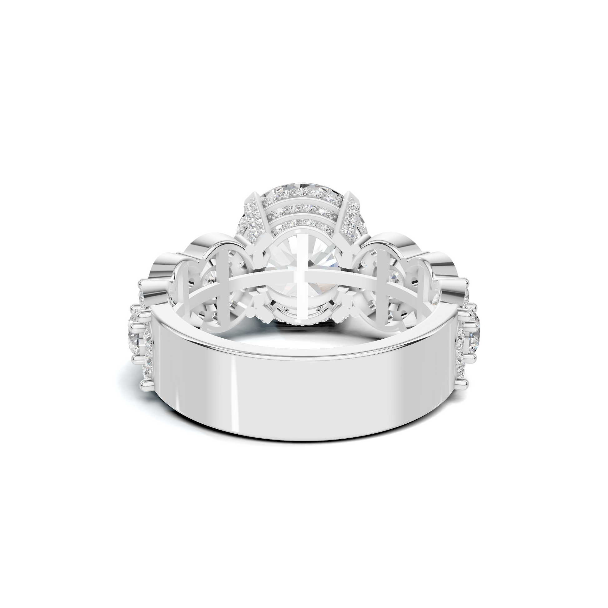 Ornate Pave Statement Ring