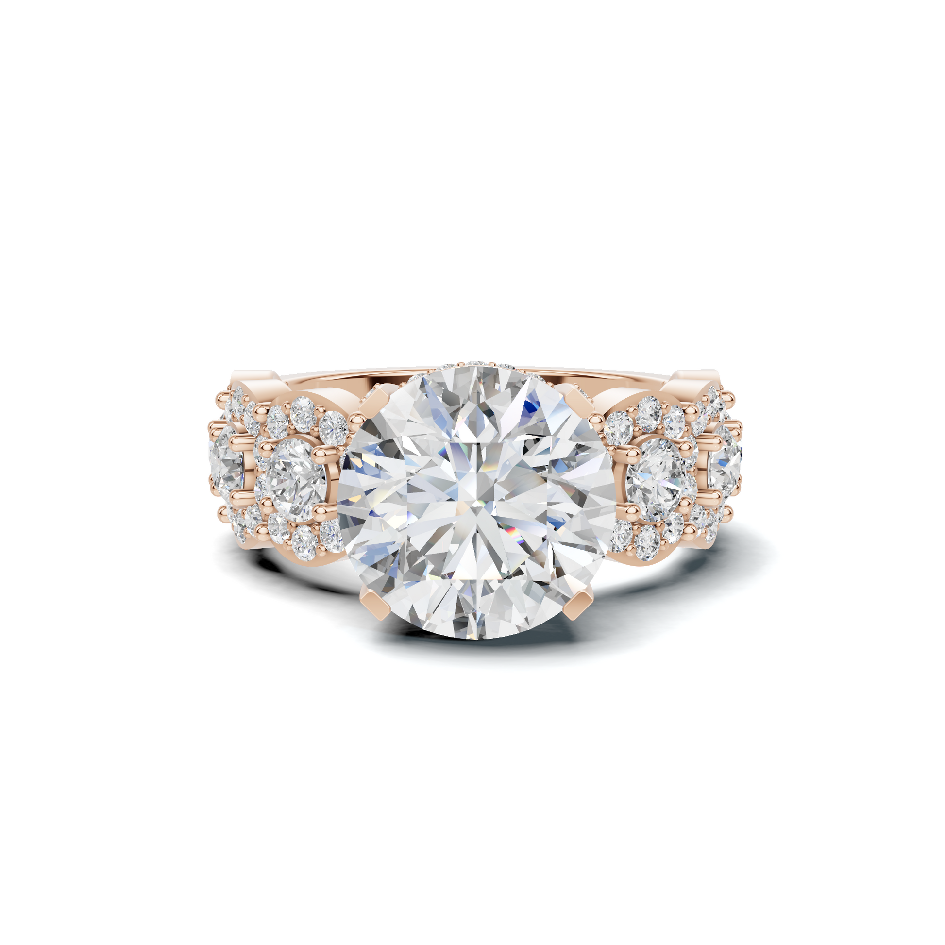 Ornate Pave Statement Ring