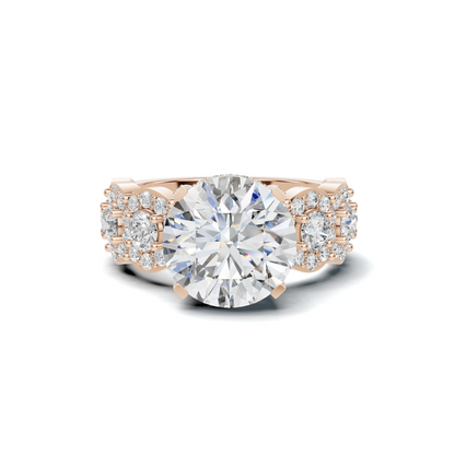 Ornate Pave Statement Ring