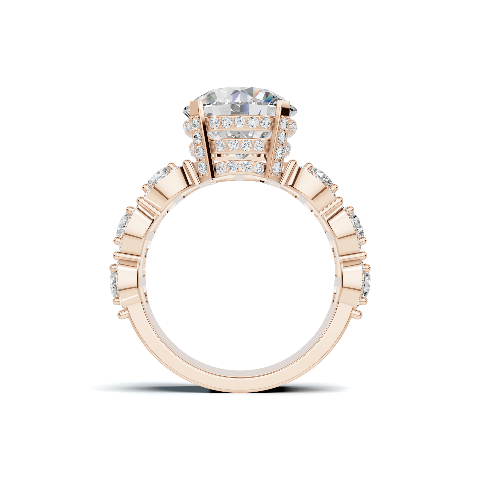 Ornate Pave Statement Ring