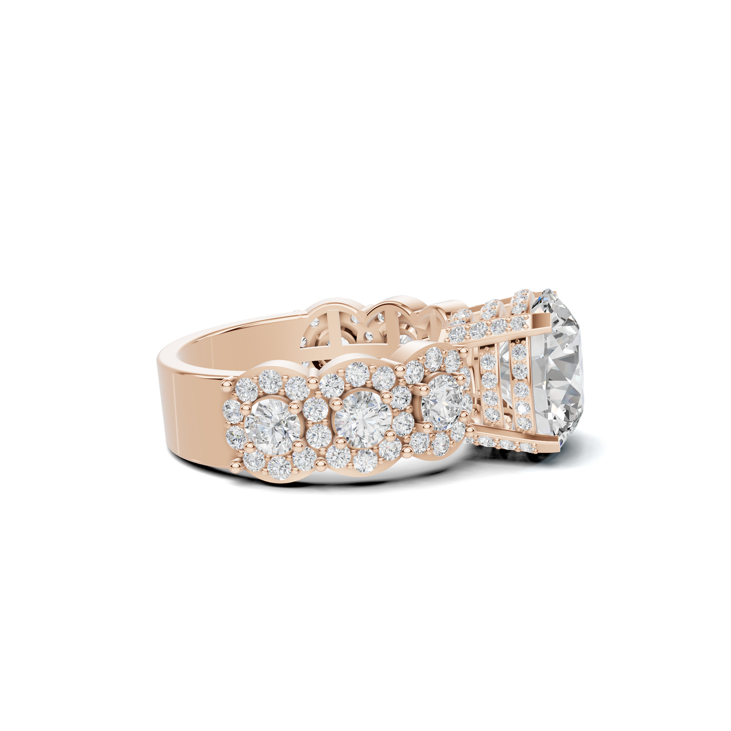 Ornate Pave Statement Ring