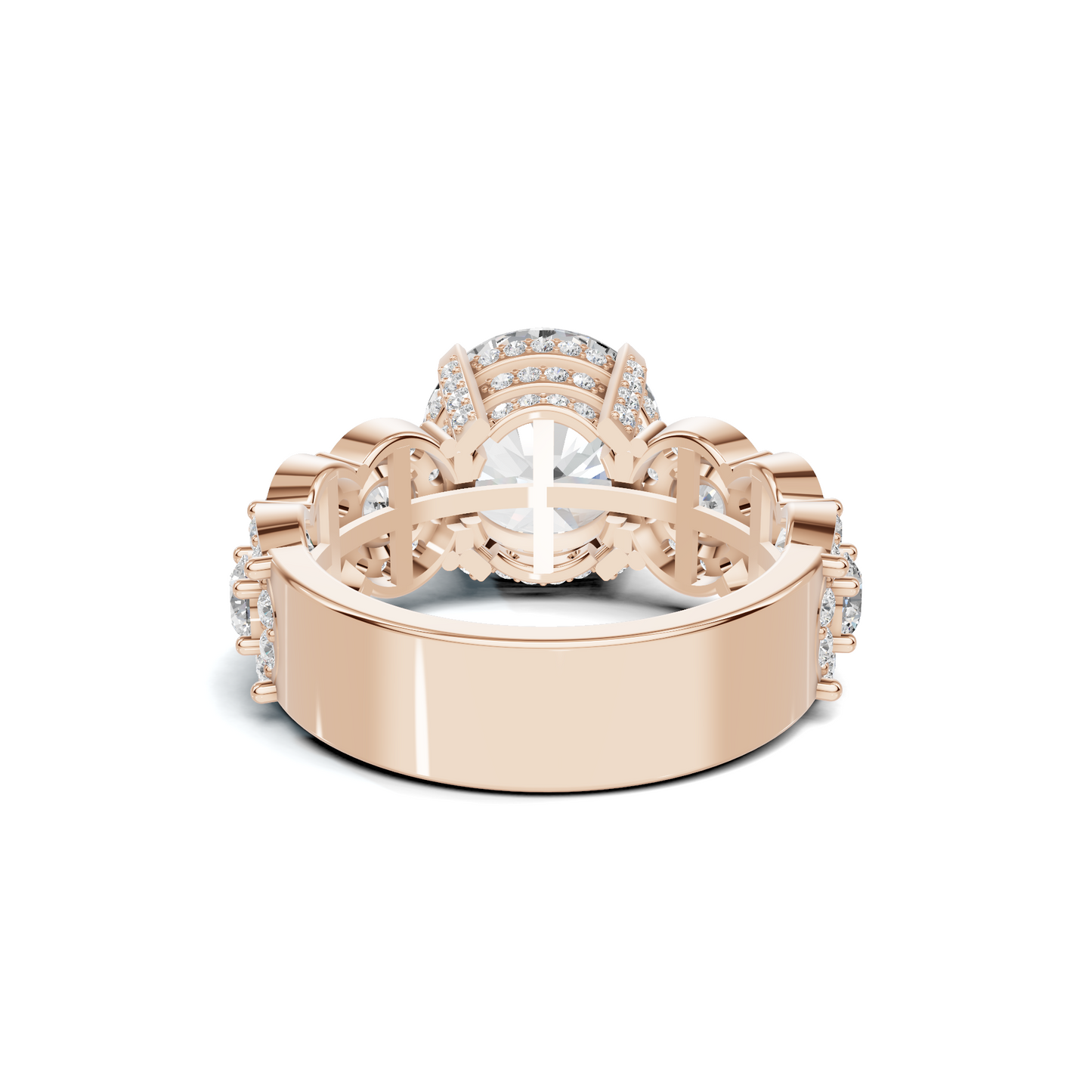 Ornate Pave Statement Ring
