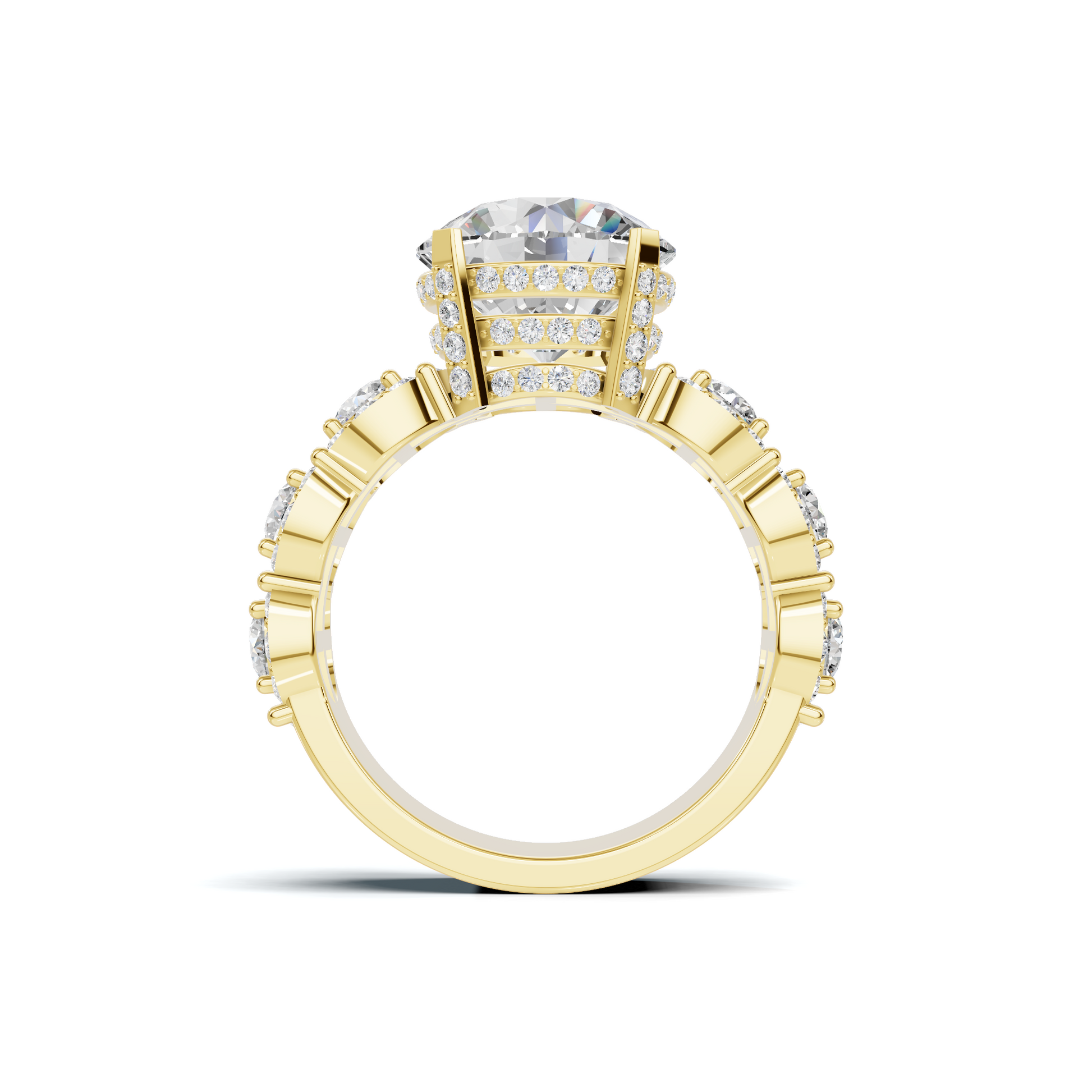 Ornate Pave Statement Ring