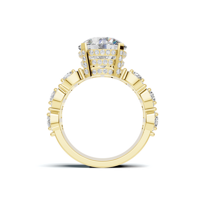 Ornate Pave Statement Ring