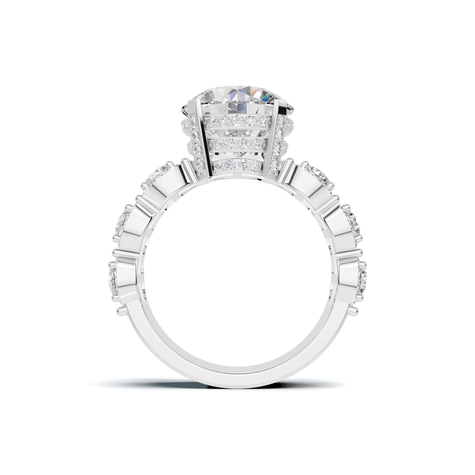 Ornate Pave Statement Ring