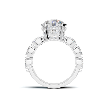 Ornate Pave Statement Ring