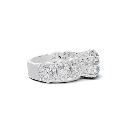 Ornate Pave Statement Ring