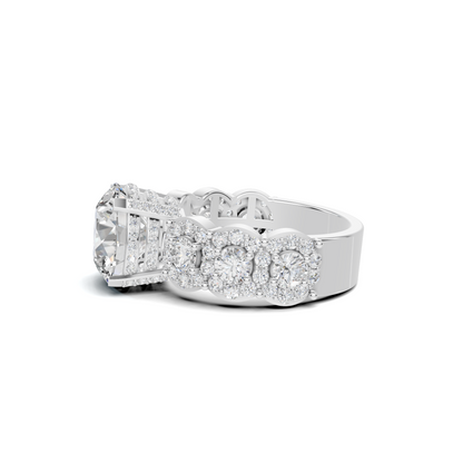 Ornate Pave Statement Ring