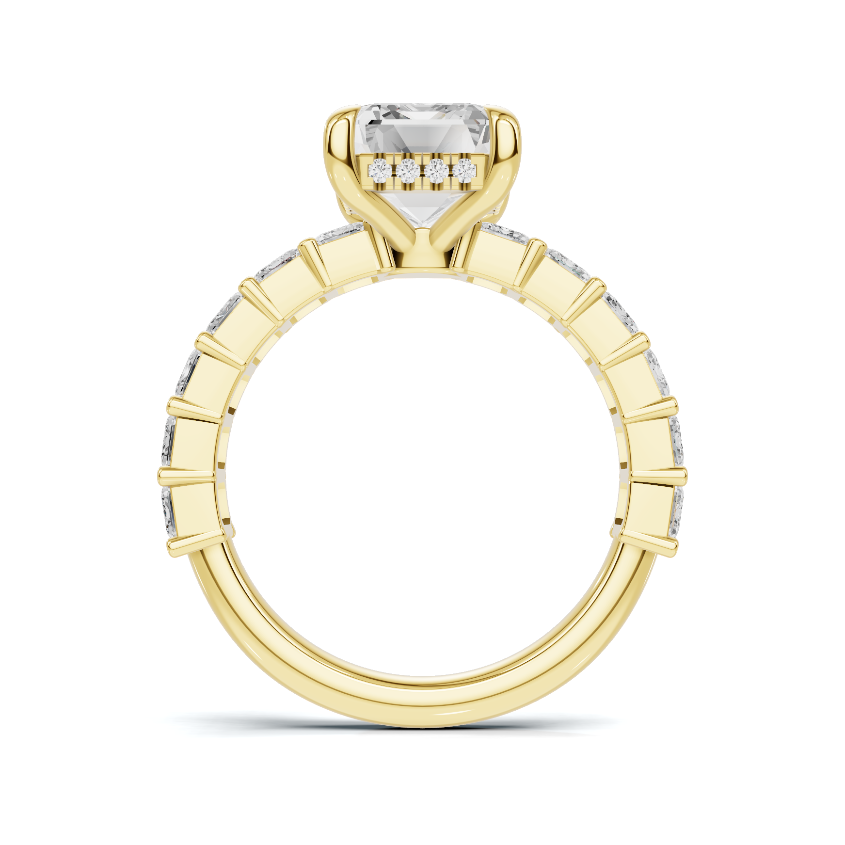 Parallel Stone Ring