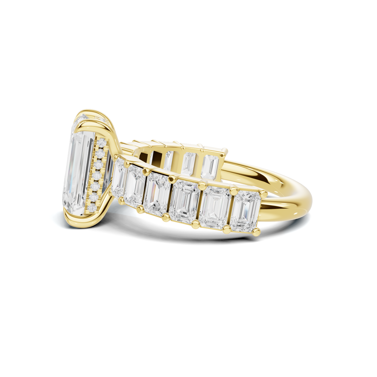 Parallel Stone Ring