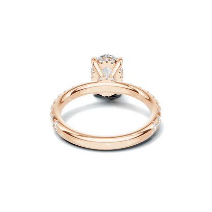 Pave Accented Basket Ring