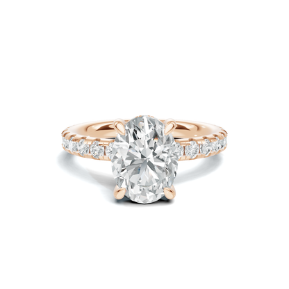 Pave Accented Basket Ring
