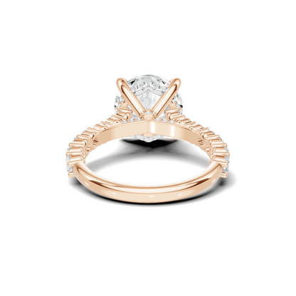 Pave Accented Gallery Ring