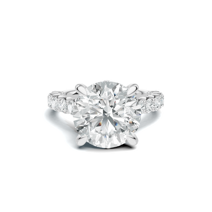 Pave Accented Gallery Ring