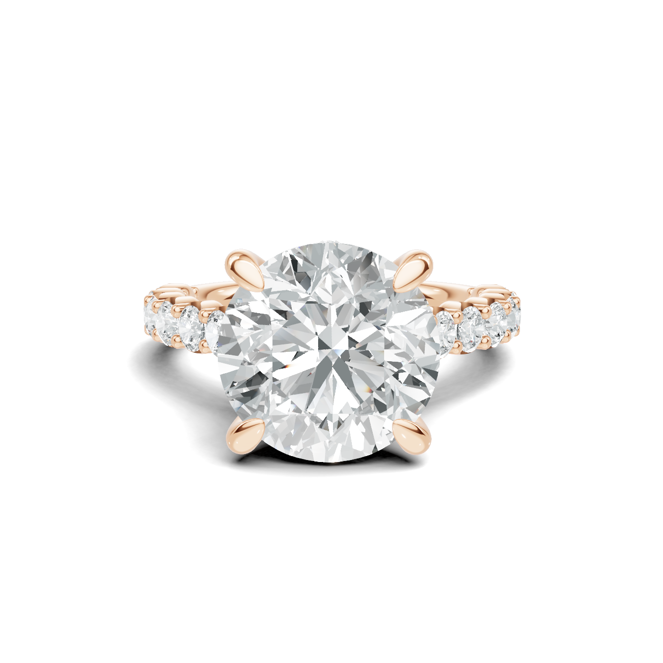 Pave Accented Gallery Ring