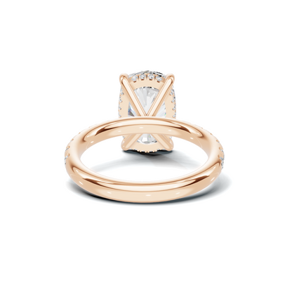Pave Accented Halo Ring