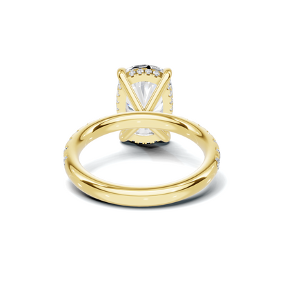 Pave Accented Halo Ring