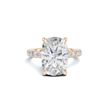 Pave Accented Halo Ring