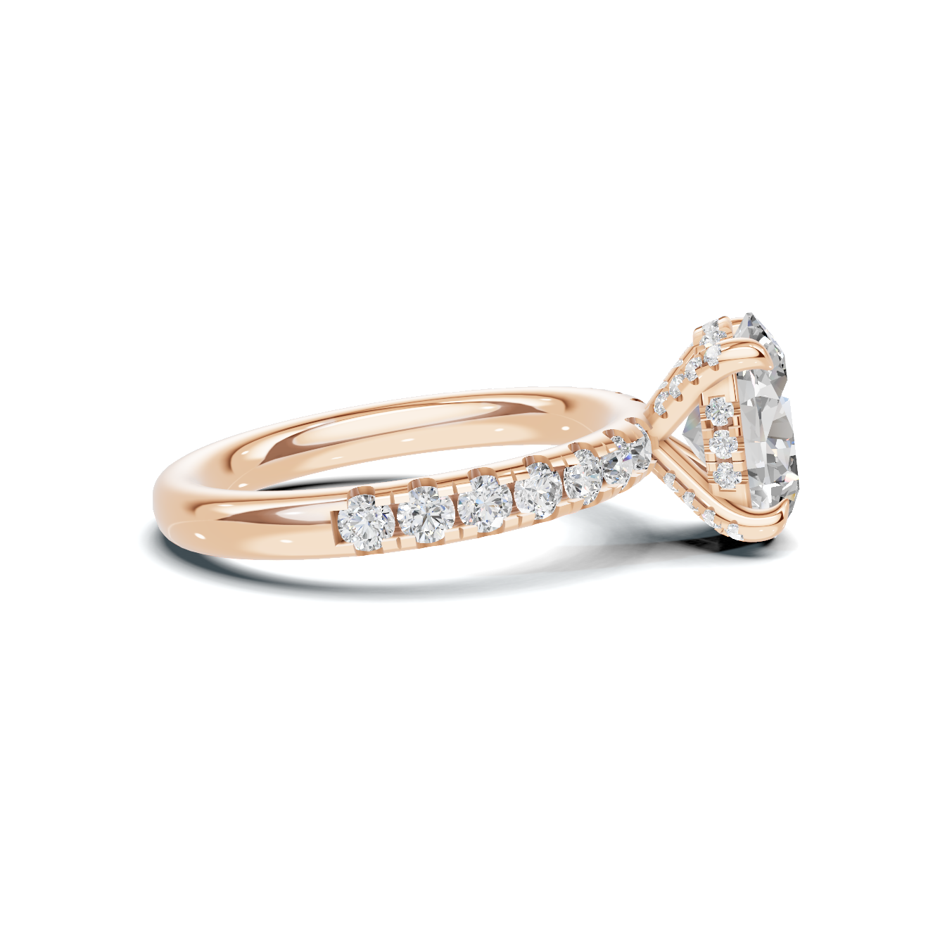 Pave Accented Statement Ring