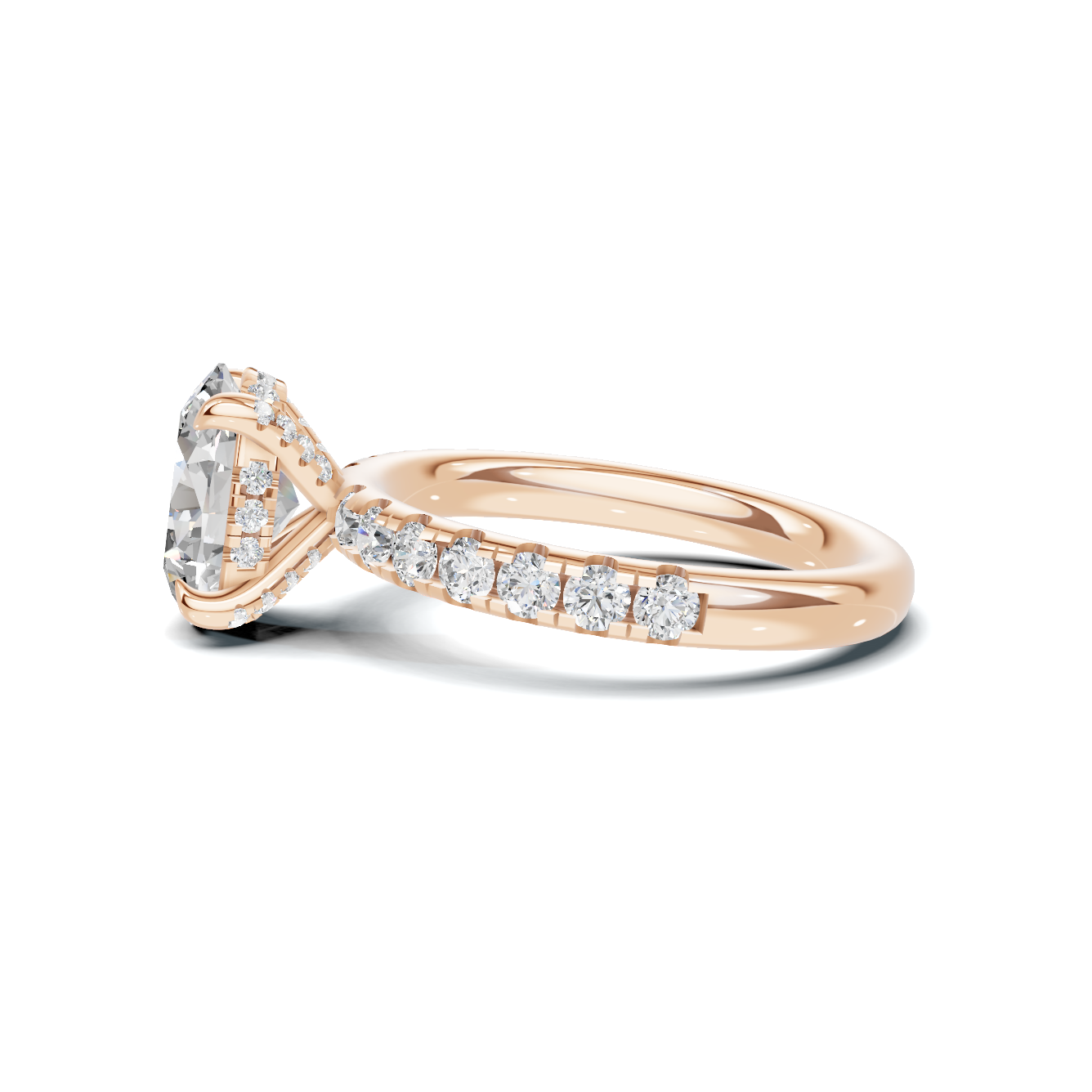 Pave Accented Statement Ring
