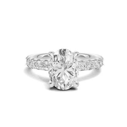 Pave Accented Statement Ring