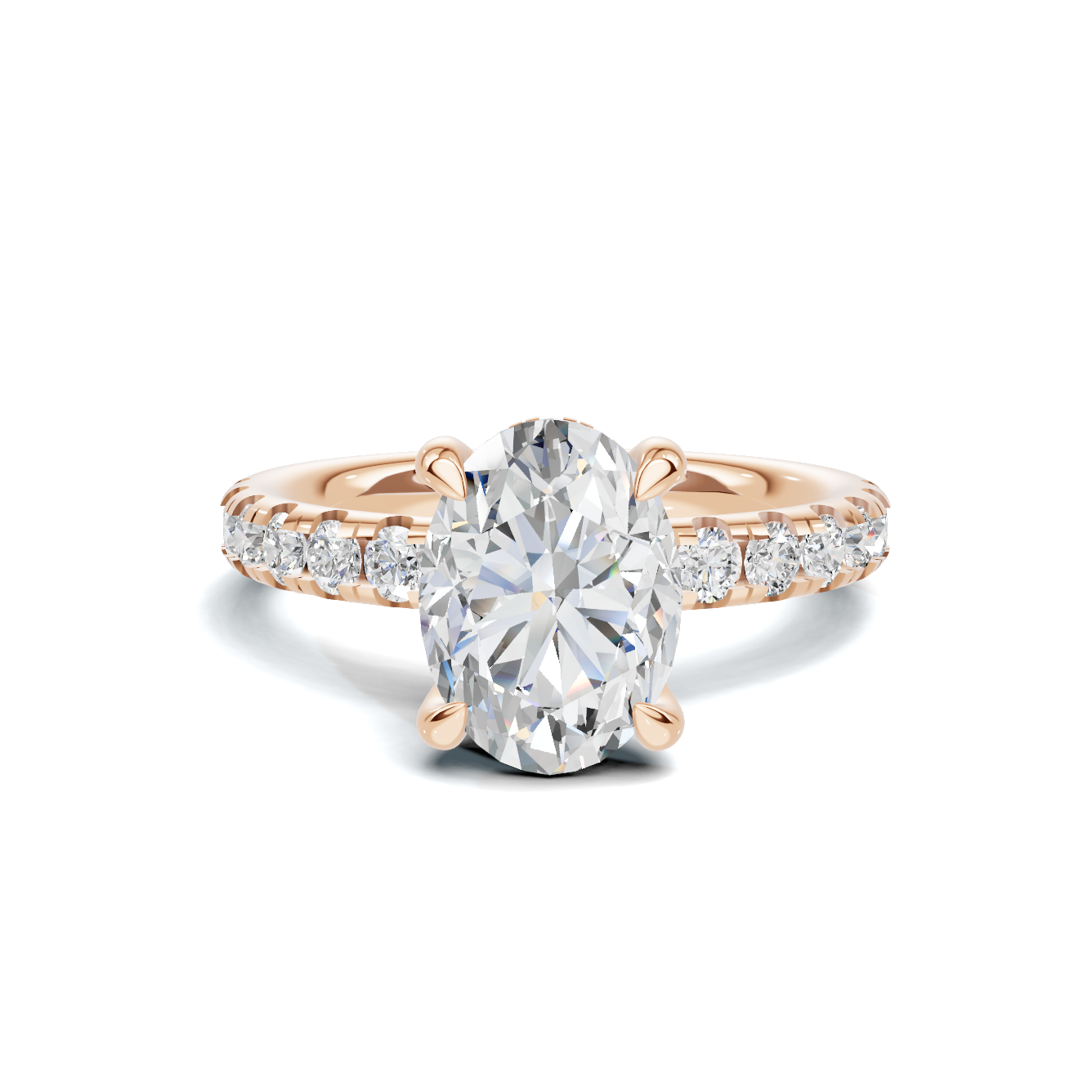 Pave Accented Statement Ring