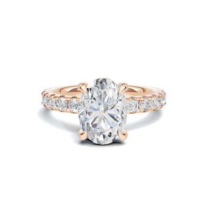 Pave Accented Statement Ring