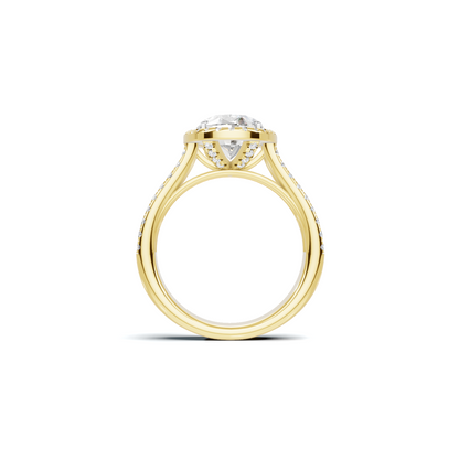 Pave Halo Bridal Ring