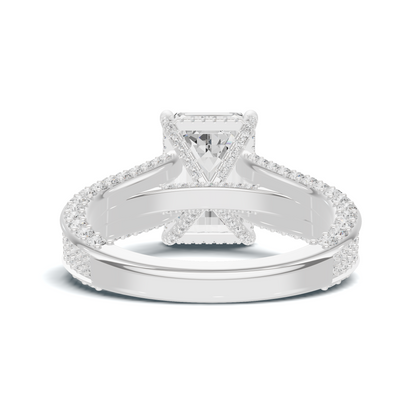 Pave Split Shank Ring