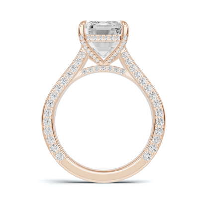 Pave Split Shank Ring