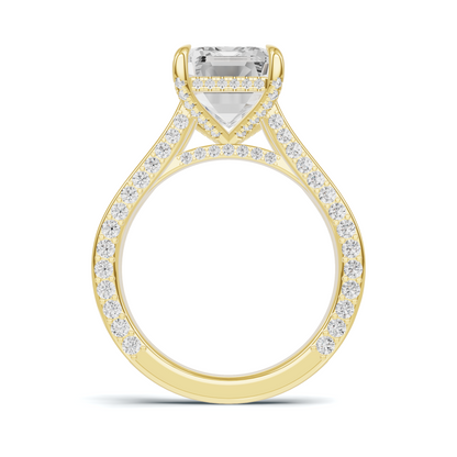 Pave Split Shank Ring