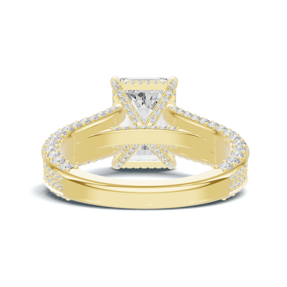 Pave Split Shank Ring